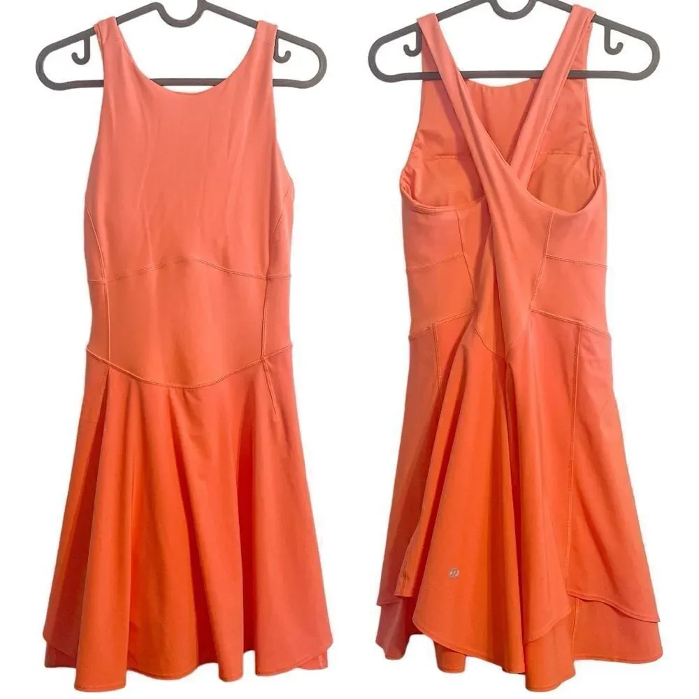 Lululemon Court Crush Tennis Dress in Raspberry Cream